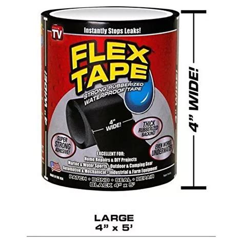 Fita Adesiva Flex Tape A Prova Dagua Cola Tudo Piscinas Parcelamento