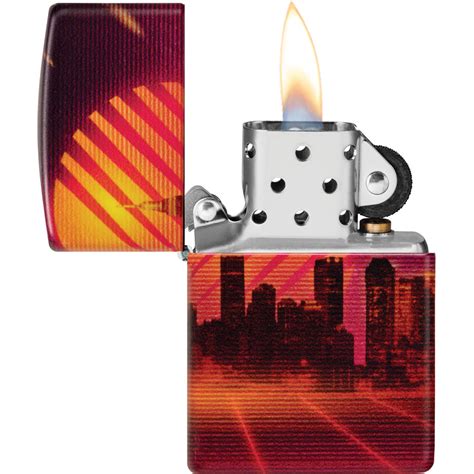 Zippo Cyber City Lighter For Sale