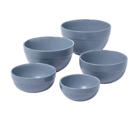 Figmint 5-Piece Earthenware Ceramic Mixing Bowl Set for $14 - 87696622