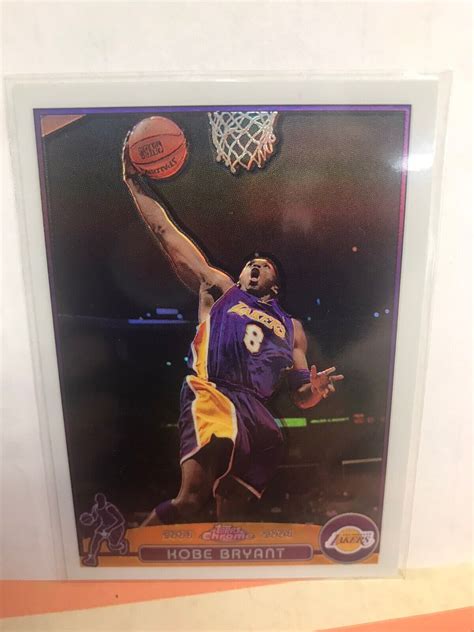 Kobe Bryant 2003 Topps Chrome 36 Refractor Price Guide Sports Card