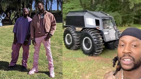 2 Chainz Gets A New Sherp Atv From Kanye West Youtube