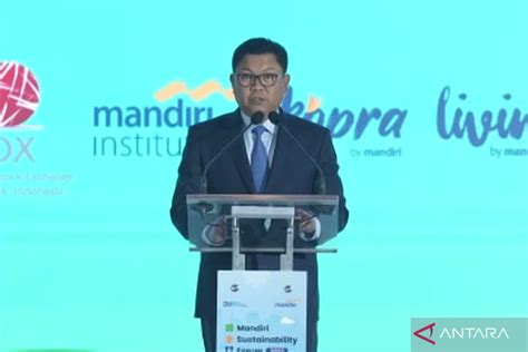 Bank Mandiri Salurkan Rp Triliun Portofolio Kredit Berkelanjutan