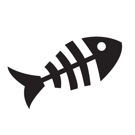 Premium Vector Fish Bone Icon Vector Design