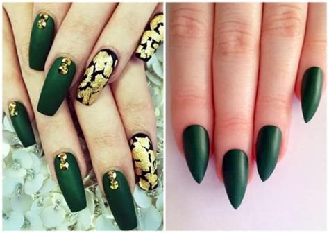 Темный маникюр: 55 шикарных фото идей | Uñas