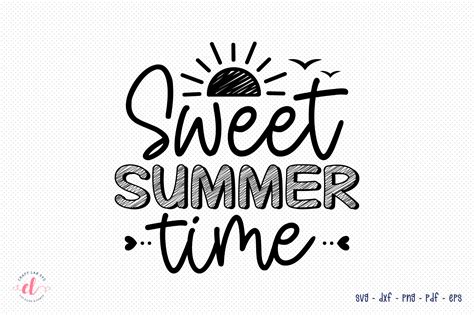 Sweet Summer Time Svg Summer Svg Illustration Par Craftlabsvg · Creative Fabrica