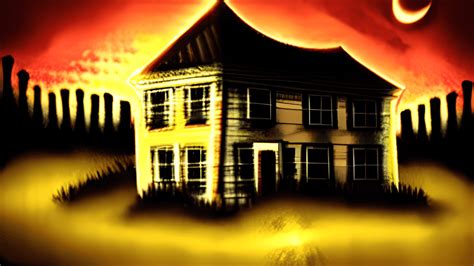 Hunted House Graphic · Creative Fabrica