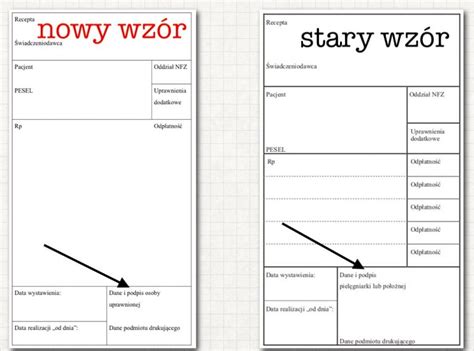 Obowi Zuj Ce Wzory Recept Recepty Edu Pl