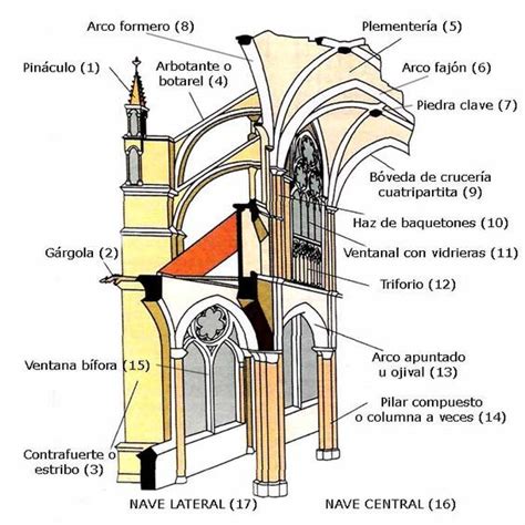 Elementos Estructurales De Una Catedral G Tica Arquitectura Gotica