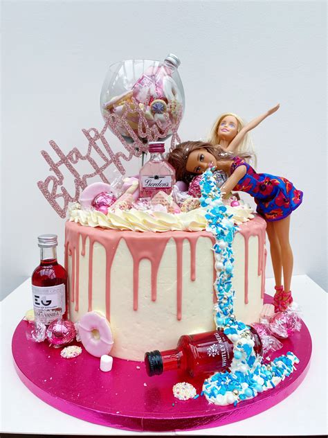 Drunk Barbie Cake