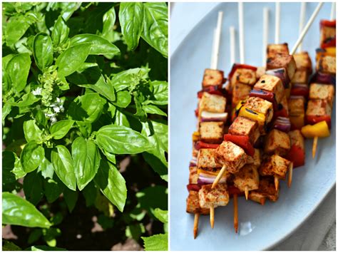 Massa Molho De Tomate Cereja Espetadas De Tofu E Pimento