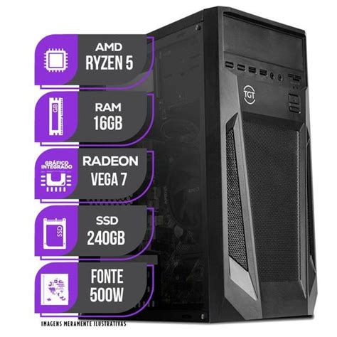 Pc Cpu Mancer Amd Ryzen G Vega Gb De Ram Ddr Ssd Gb