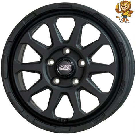 楽天市場ホイール 本セット HOT STUFF MAD CROSS RANGER MTBK インチ J PCD H インセット マッドクロス レンジャー