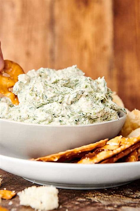 Cold Spinach Dip With Cream Cheese No Mayo