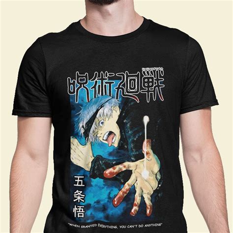 Jual Baju Kaos Jujutsu Kaisen Satoru Gojo Seiyuu Sukuna Yuji Itadori