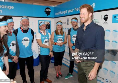 50 Prince Harry Opens The 2017 Virgin Money London Marathon Expo Stock