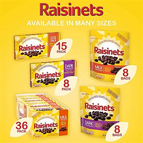 Raisinets Dark Chocolate Covered Raisins Bulk Ferrero Halloween Candy