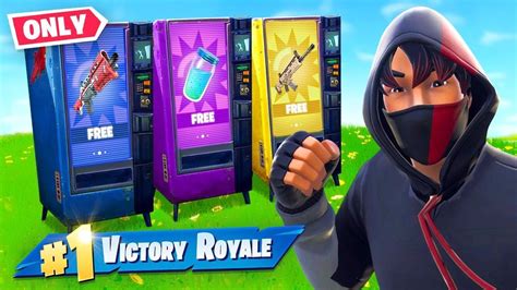 Vending Machine Only Challenge In Fortnite Youtube