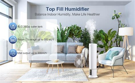 Amazon Grelife L Gal Large Humidifiers For Bedroom Large Room