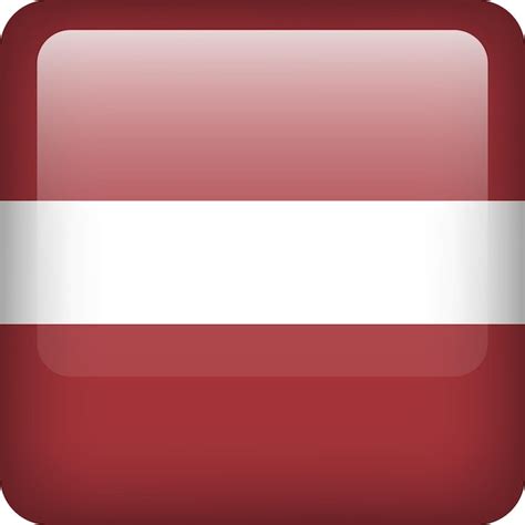 Premium Vector | Latvia flag button square emblem of latvia vector ...