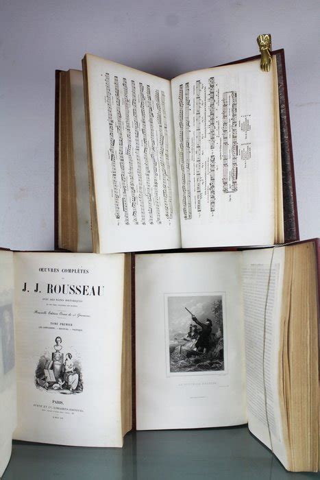 Jean Jacques Rousseau Uvres Compl Tes De J J Rousseau Catawiki