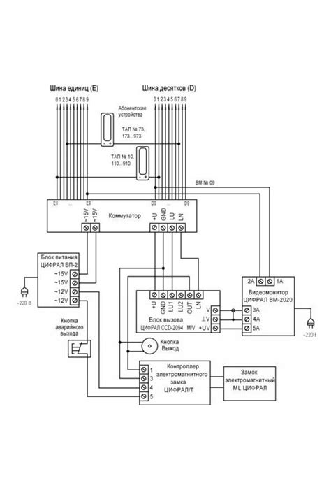 Cyfral m 4m схема подключения