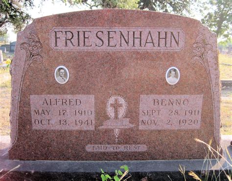 Benedict Benno Friesenhahn Find A Grave Memorial