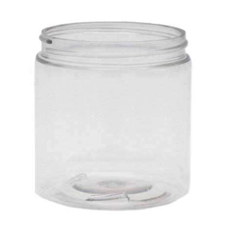 8 Oz Clear PET Plastic Wide Mouth Jar 70 400 Neck Finish Pipeline