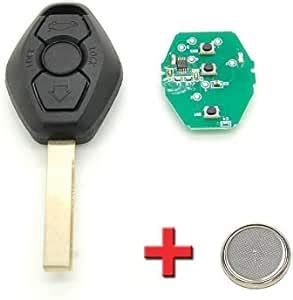 Llave Completa Con Electr Nica De Mhz Y Transponder Para Bmw E