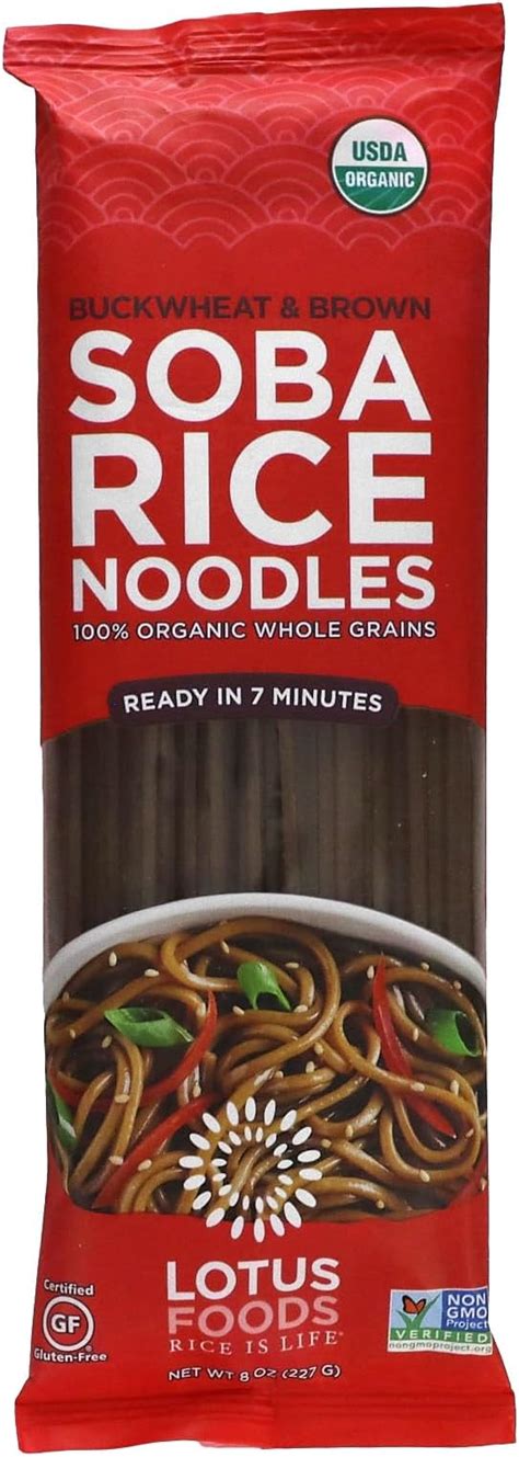 Amazon LOTUS FOODS Organic Brown Rice Pad Thai Noodles 8 OZ