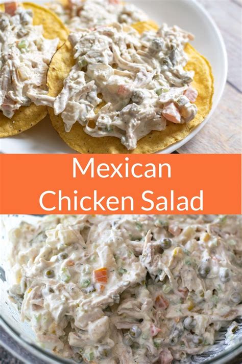 Ensalada De Pollo Mexican Chicken Salad Is A Delicious Dish That S