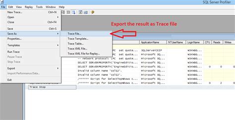 How To Trace SQL Queries With MSSQL Profiler DocuWare Support Portal