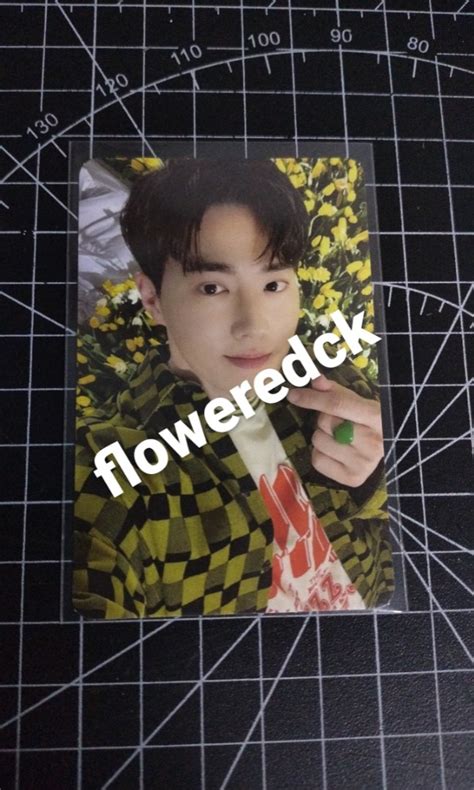 Suho Grey Suit Photocard Hobbies Toys Memorabilia Collectibles K