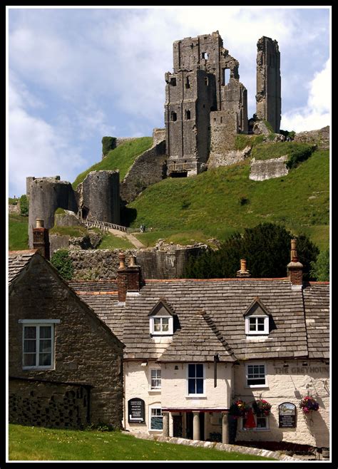 Corfe Castle Dorset Corfe Castle Dorset England Castle