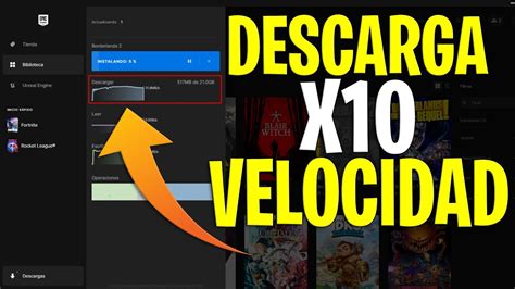 COMO HACER QUE EPIC GAMES DESCARGUE MAS RAPIDO ACTUALIZACIONES