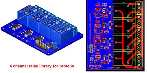 Relay Module Simulation In Proteus Projectiot123 Is Making Esp32