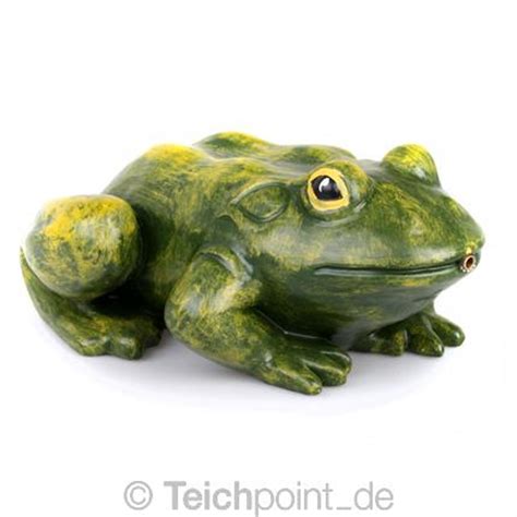 Wasserspeier Frosch Gro Aus Keramik Koi Teich Neu Ebay