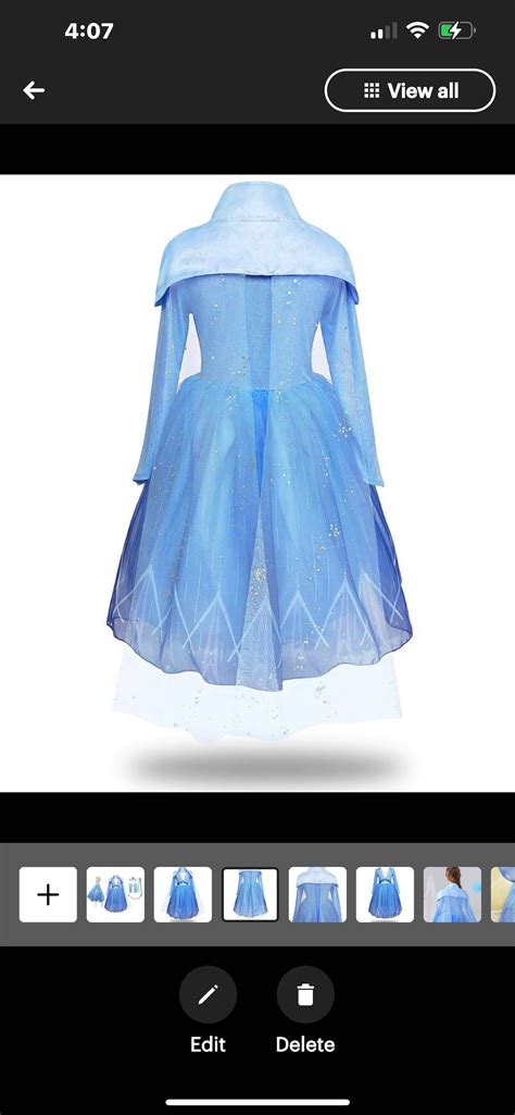 Frozen 2 Elsa Inspired Princess Dress Costume Set Birthday Etsy