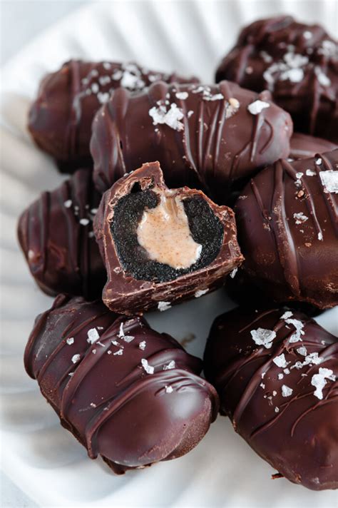 Chocolate Covered Dates Stuffed With Almond Butter Eating By Elaine