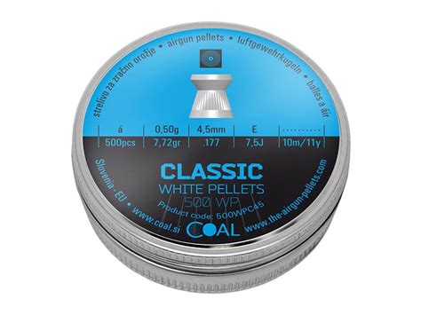 Flachkopf Diabolos Coal White Pellets Classic Kaliber Mm G