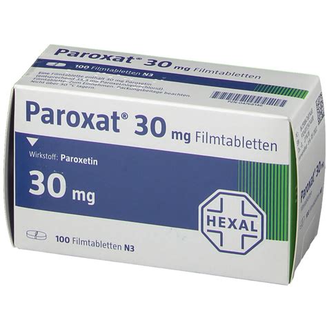 Paroxat 30 Mg 100 St Mit Dem E Rezept Kaufen Shop Apotheke