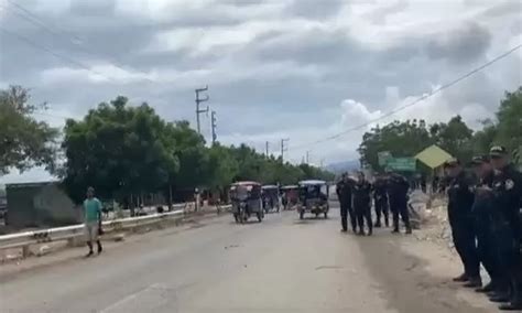 Amazonas Desbloquean carretera Fernando Belaúnde Terry Canal N