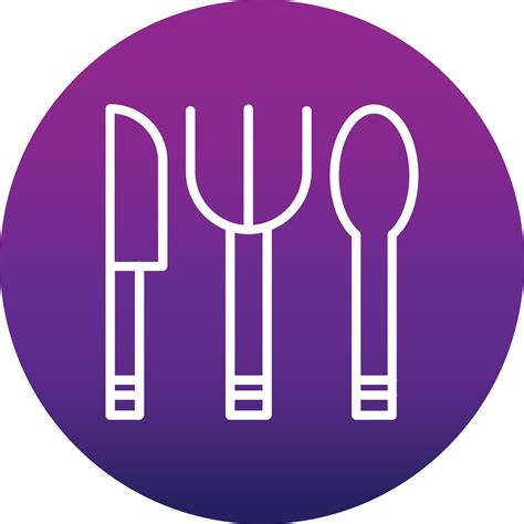 Cutlery Vector Icon 17021403 Vector Art At Vecteezy