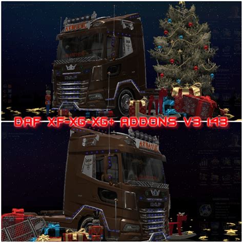 Daf Xf Xg Xg Addons V Ets Mods Euro Truck Simulator Mods