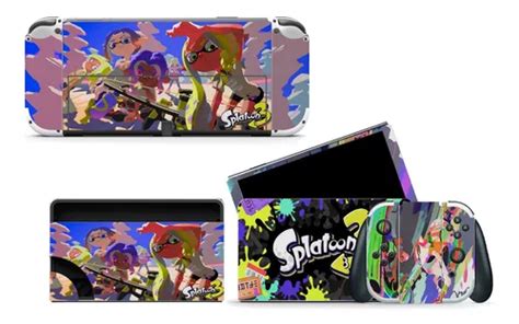 Skin Para Nintendo Switch Oled Modelo 17201nso Spla Toon Cuotas Sin Interés