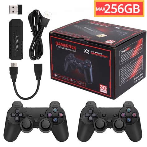 256G 58 000 Jogos GD10 Plus Jogo Vara 4K HD Video Game Console 2 4G