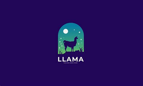 Llama logo design 8350766 Vector Art at Vecteezy