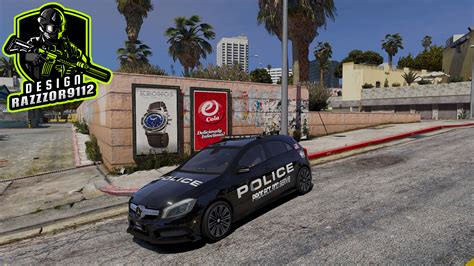 Mercedes Benz Amg A Police Paintjob Gta Mods