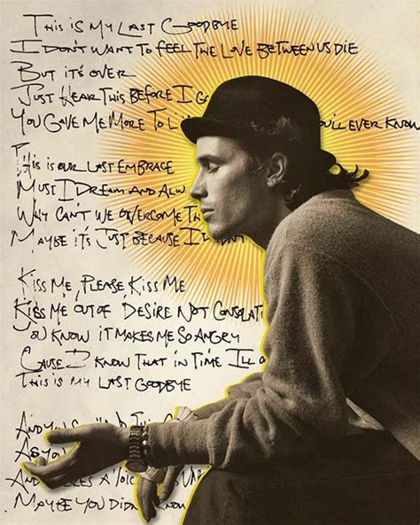Jeff Buckley Handwritten last Goodbye Lyric Art | Etsy
