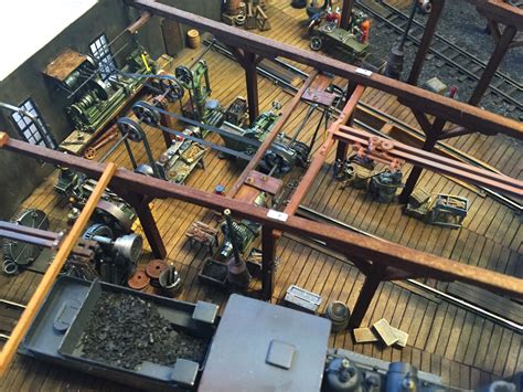 Como Roundhouse Interior Model Railroader Magazine Model