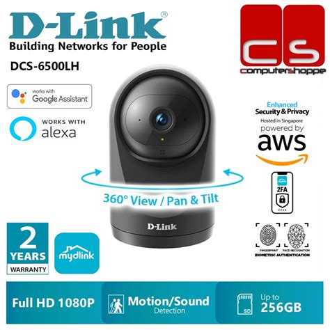 D Link Dcs Lh Compact Full Hd Pan Tilt Wi Fi Camera Shopee Malaysia